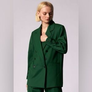 Equipment Xia Double-Breasted Puff-Sleeve Jacket Blazer Eden 2 NWT